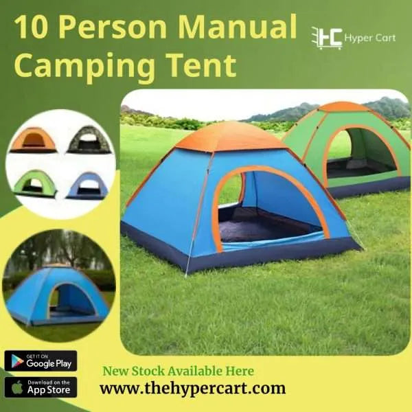 10 Person Manual Camping Tent
