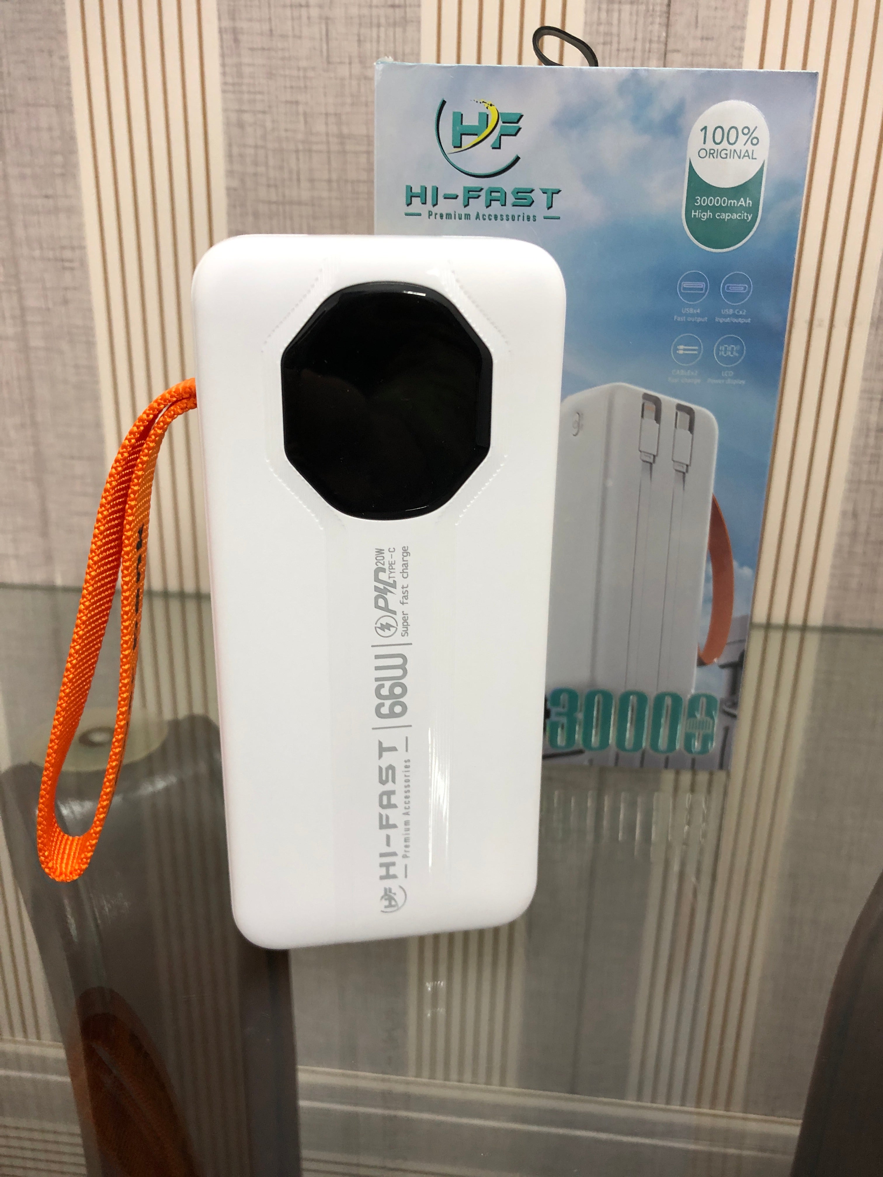 Lot Imported Power Bank – High-Capacity 20000mAh & 30000mAh with 66W Fast Charging