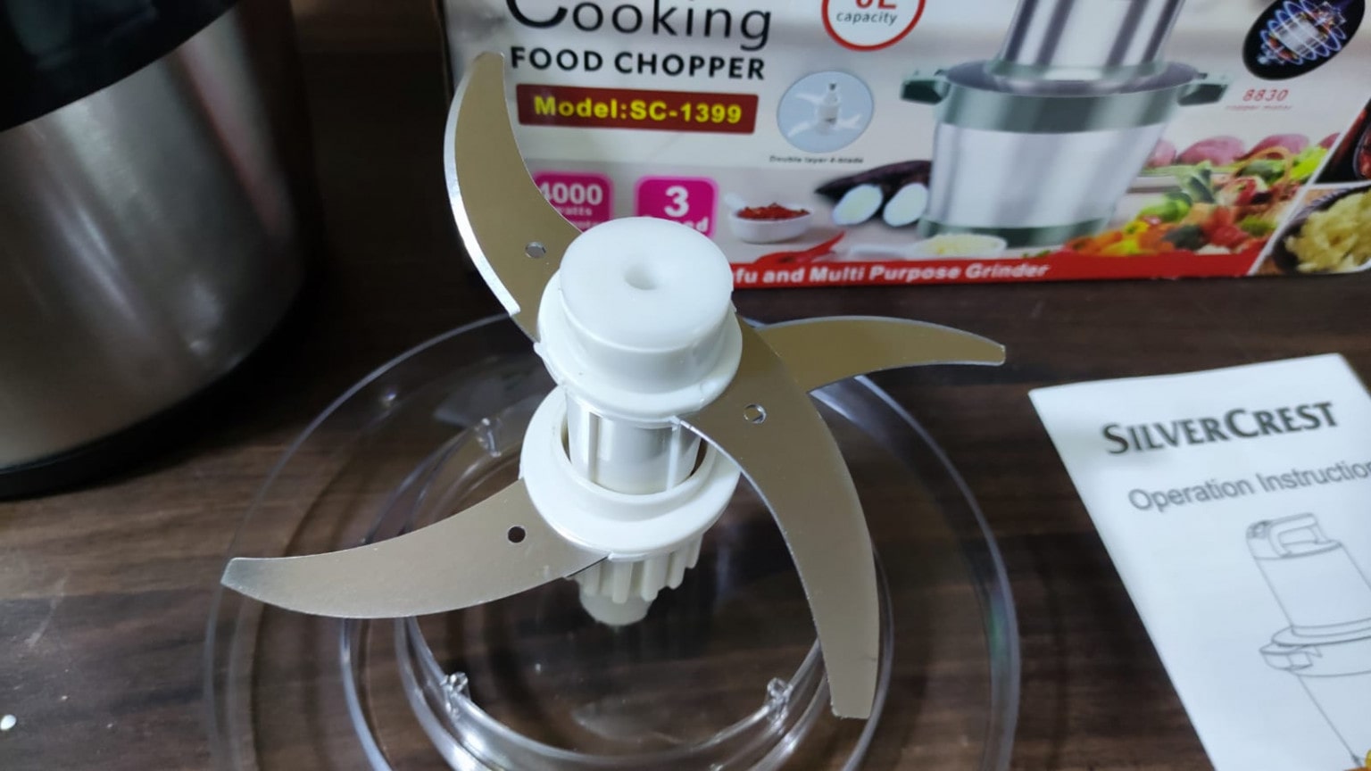 6L Original Powerful Silver Crest Electric Chopper Multi-Functional Universal Food and Meat Grinder and Chopper