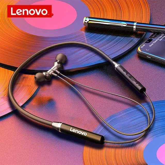 Noise Cancelling Original Lenovo He05 Bluetooth Headphone 0.6m Wireless Earphone BT5.0 Sports Sweatproof Headset IPX5 with Mic