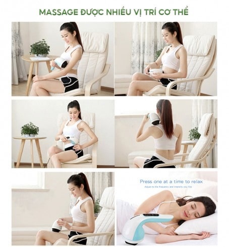 Ekang PL-607 Handheld Easy Using Relax Professional Spin Tone Handheld Vibrating Body Massager Seen on TV Massager