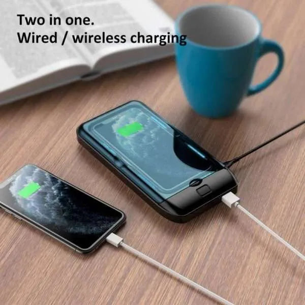 Portable 3 in 1 UV Phone Sterilizer, Wireless Charger and Power Bank | Lot Imported
