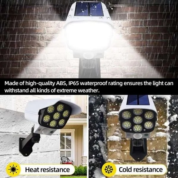 Fake CCTV Solar Street Light Light 3 Modes Remote Control | Imported