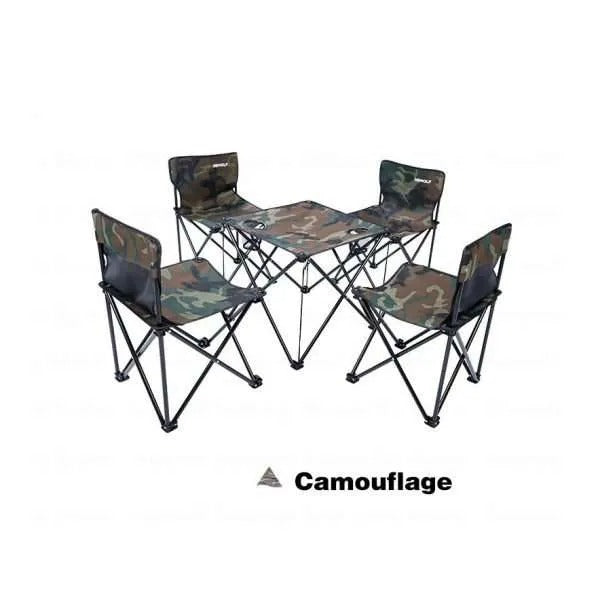 Folding Table and 4 Chairs Set