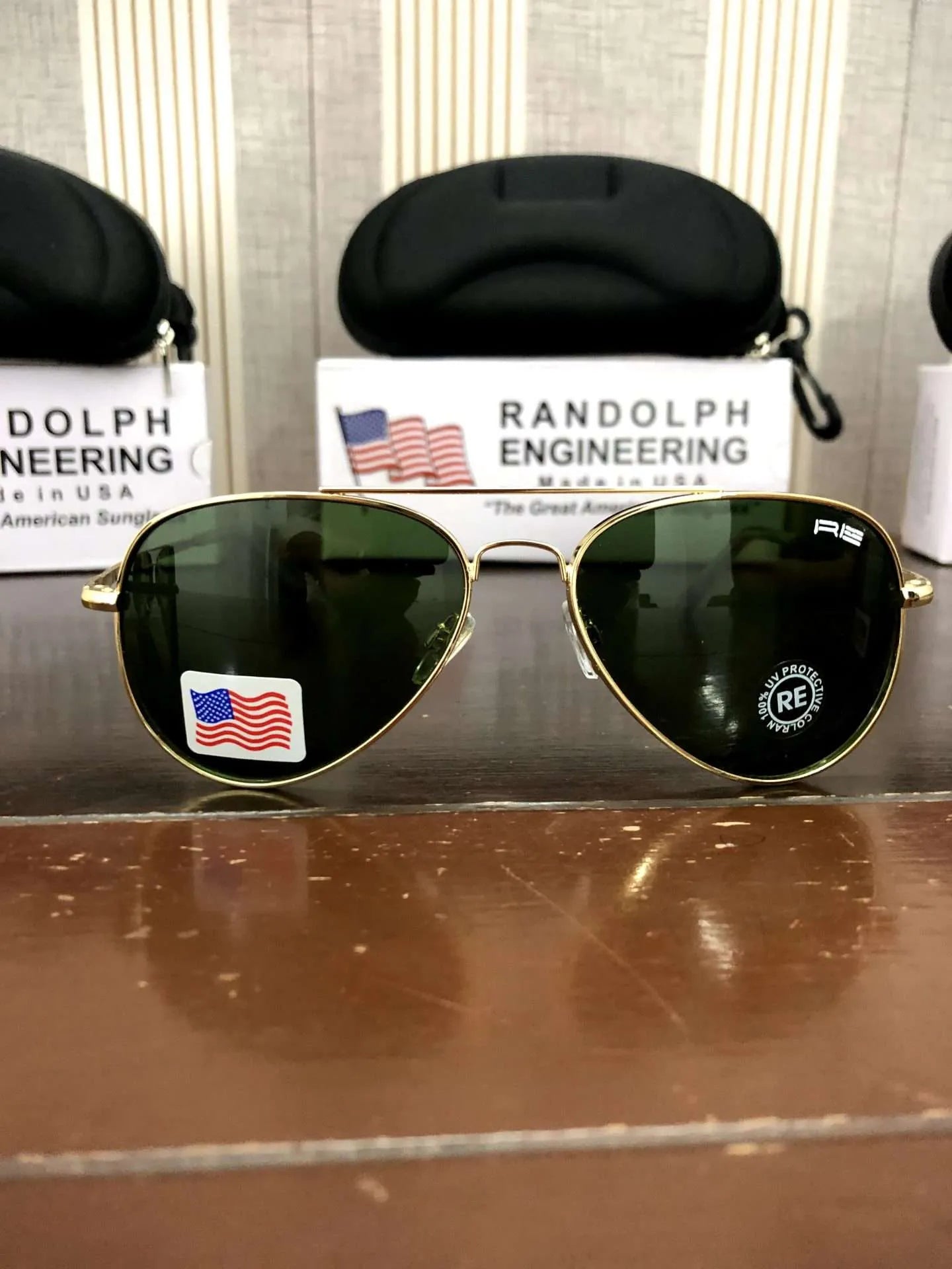 Randolph Engineering Pilot Series Made in USA Original Polarized UV Glasses