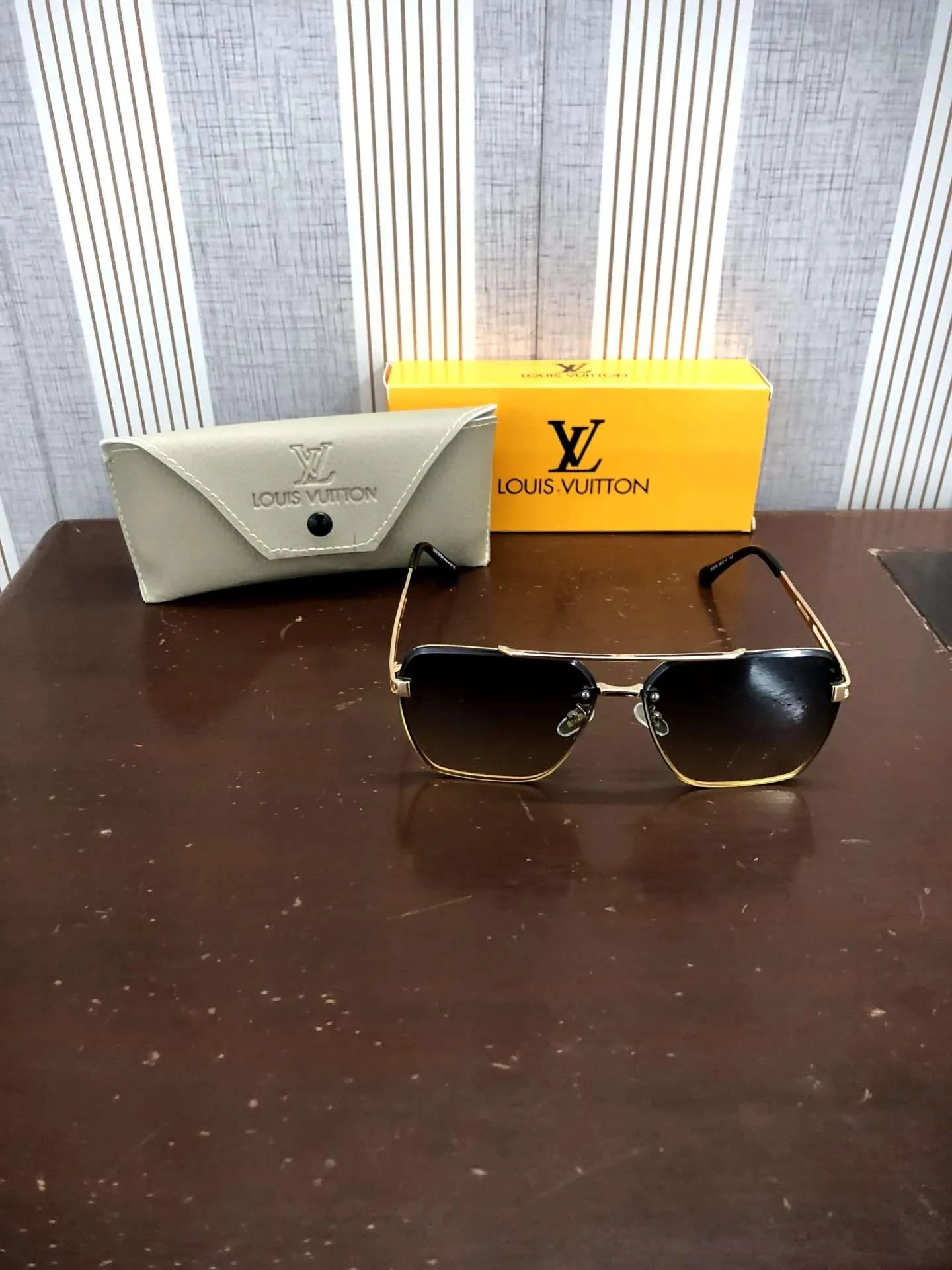 Made in Italy Louis Vuitton Z1720 Gradient Colors Metal Sunglasses 100% Original