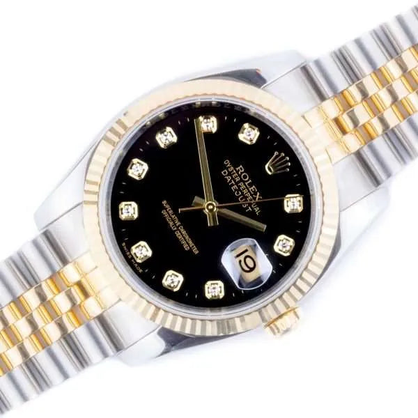 Fully Automatic Oyster Perpetual Datejust Men Superlative Chronometer Officially Certified Diamond Unique Display