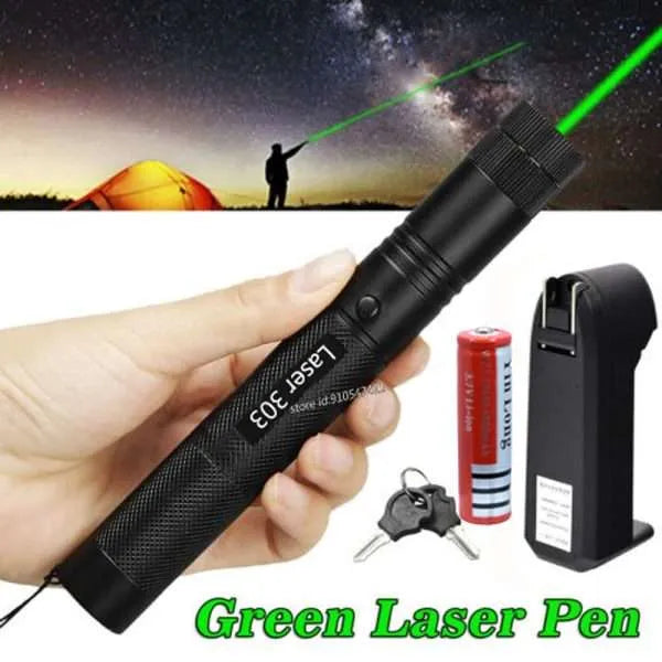 Rechargeable Powerful Green Laser Pointer – with more then 4 KM Range