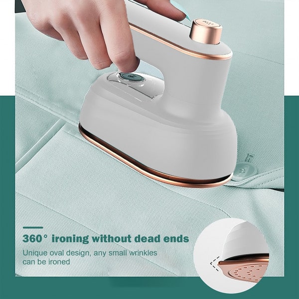 Professional Mini Steam Iron Handheld Portable Garment Steamer Dry Wet Double Clothes Fabric Ironing Machine for Home and Travel