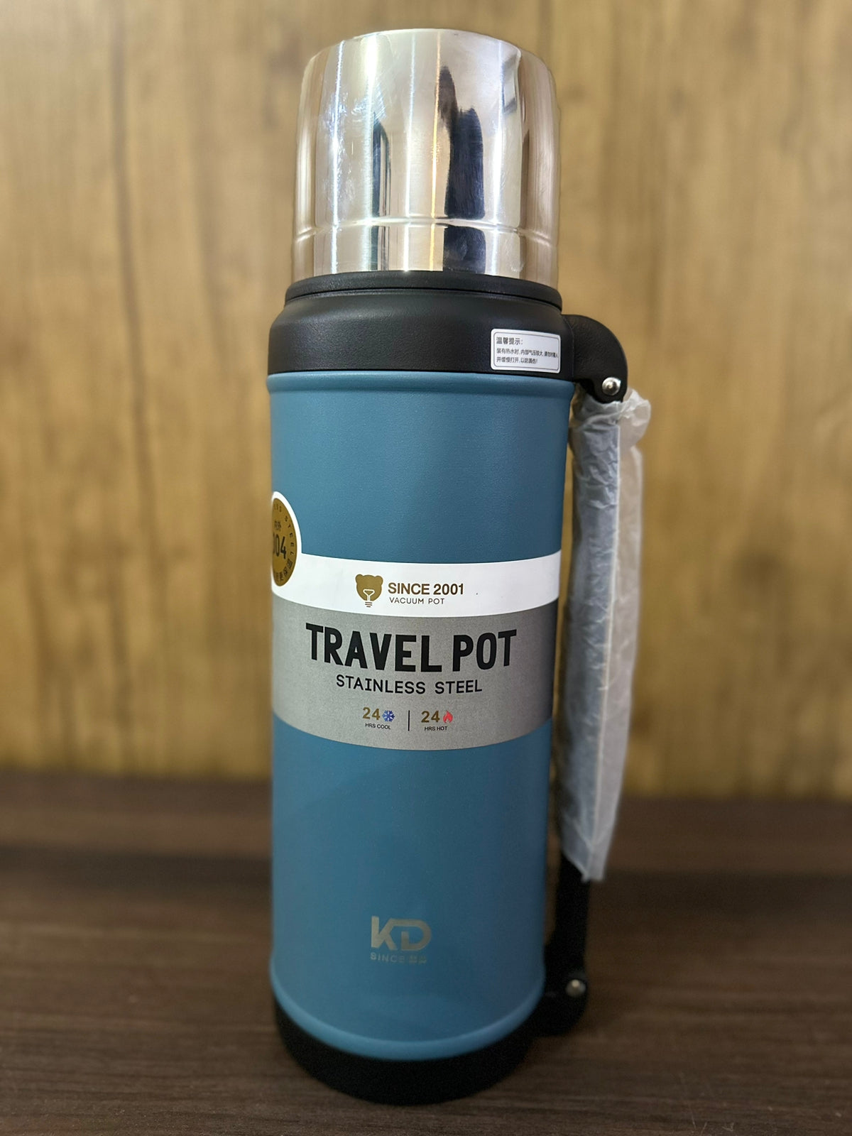 2 Liter 48H  Travel Vacuum Sports Large Capacity Pot Stainless Steel Travel Pot Heat Preservation Lot Imported