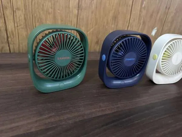 RANVOO 3 Speed Mini USB Desktop Fan Personal Portable Cooling Fan with 360 Rotation Adjustable | Lot Imported Used
