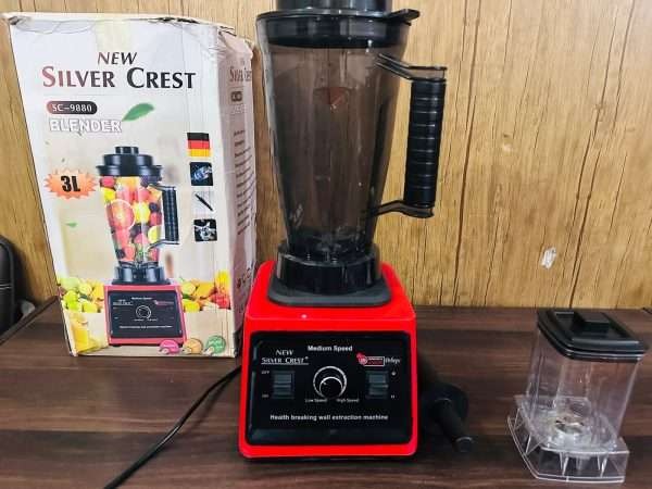 German Lot Imported Silver Crest 3L Heavy Duty Blender and Grinder