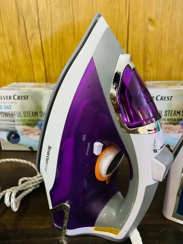 SILVERCREST STEAM IRON CERAMIN COATING TURBO STEAM SELF CLEAN POWERFUL STEAM IRON | Made In Germany