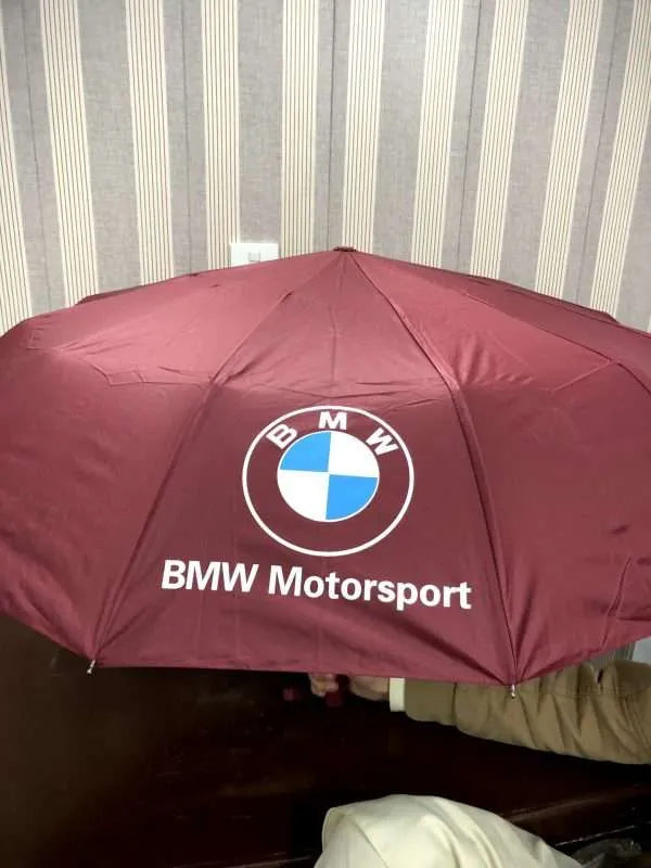 BMW Premium 12-Rib Auto Open & Auto Close Umbrella: Superior Quality, Ultimate Convenience