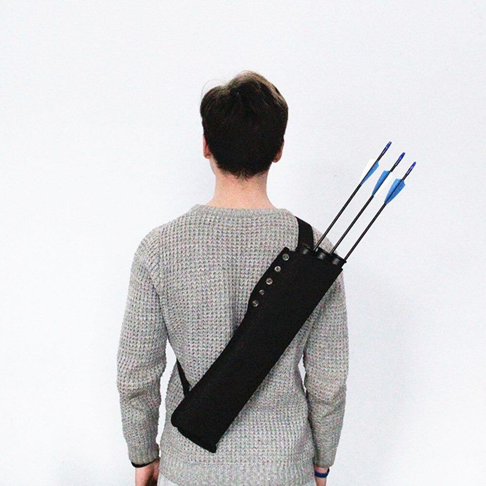 3 Tubes Arrow Bag Arrow Quiver Adjustable Strap Arrow Bow Holder Backpack For Hunting Shooting Archery Accessories