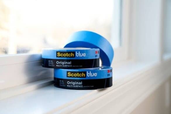 3M 2090 blue high temperature non-marking masking tape/3D