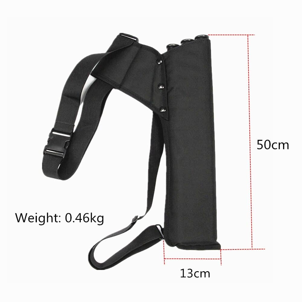 3 Tubes Arrow Bag Arrow Quiver Adjustable Strap Arrow Bow Holder Backpack For Hunting Shooting Archery Accessories