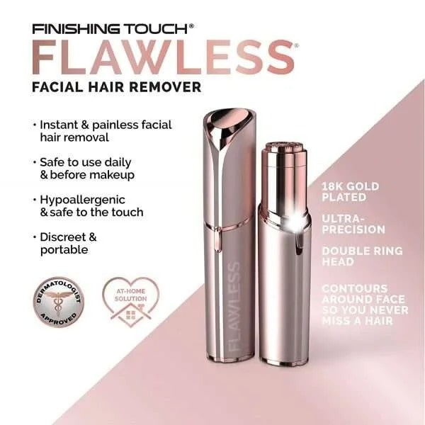 Finishing Touch Flawless Women's Painless Electric Hair Remover, Portable Women Painless Razor Shaver Tool