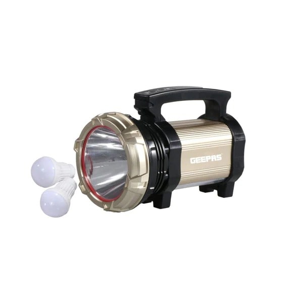 Geepas Rechargeable LED Search Light With Lantern GSL5709