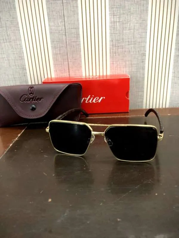 100% Original Cartier Made in Italy Polarized Square Sunglasses Lot Imported