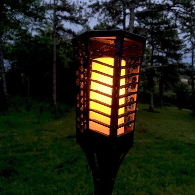 3 in 1 Multi Functional Solar Imitation Flame LED lights for Outdoor Garden Decoration | Imported
