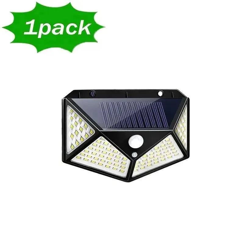 20W Solar Lights Outdoor Motion Sensor, LED Solar Fence Lights IP65 Waterproof Solar Security Lights With 270° Wide Angle