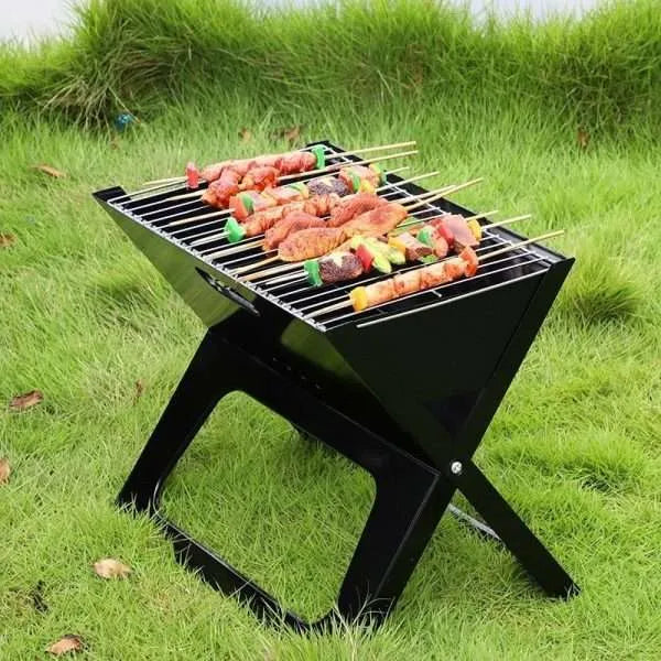 Portable X-type Folding Barbecue Grill Cross-border